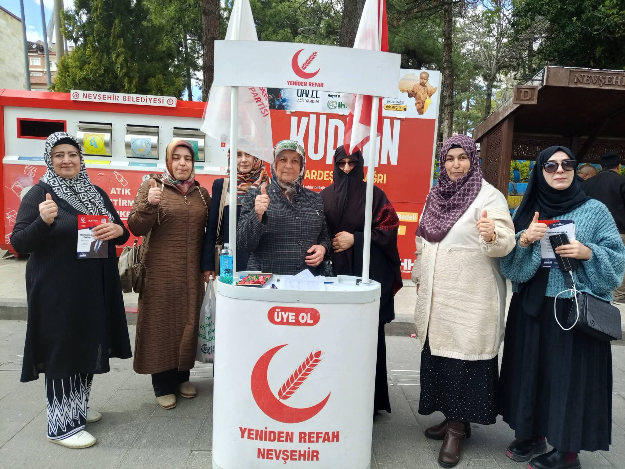 YRP Nevşehir Kadın Kolları sahaya indi