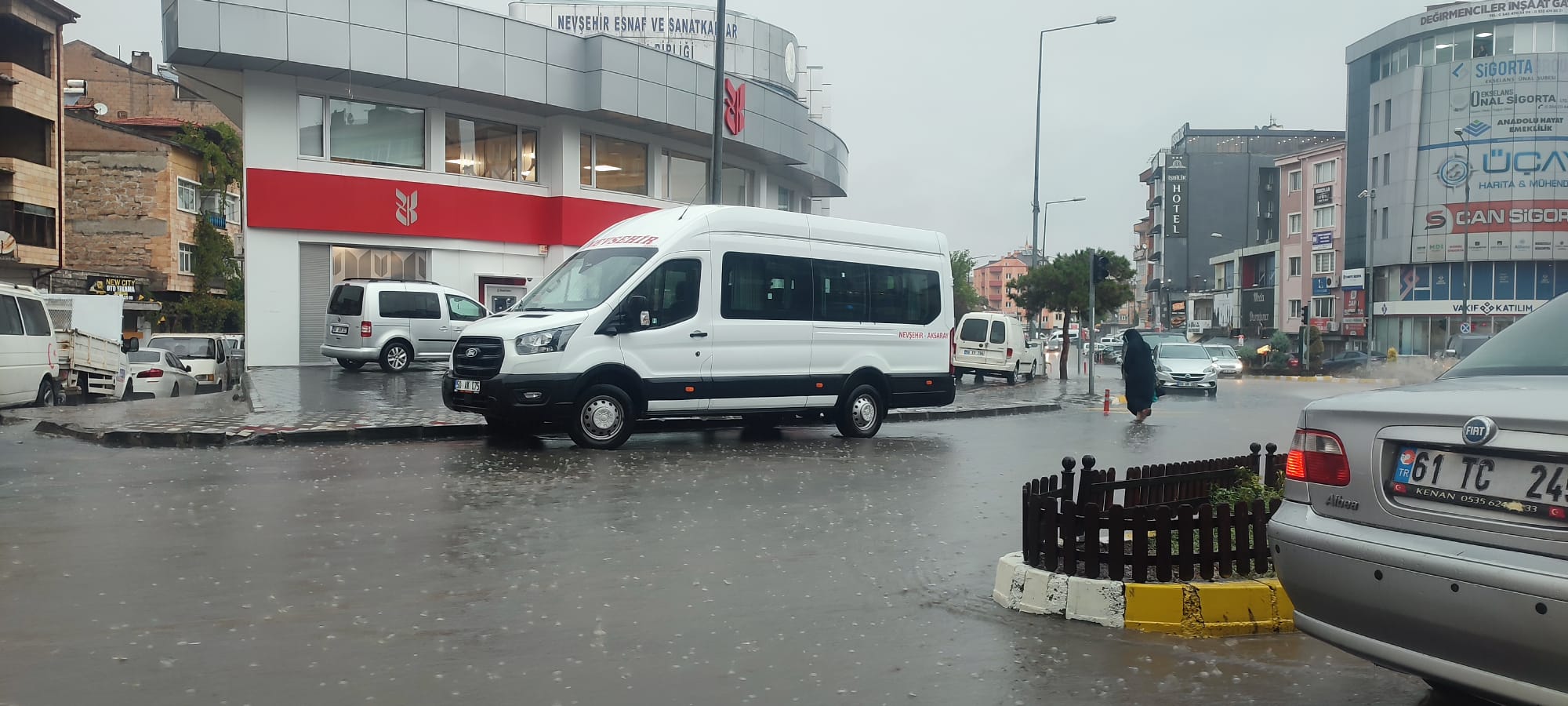 Bakın Nevşehir’de en çok yağışı nere aldı