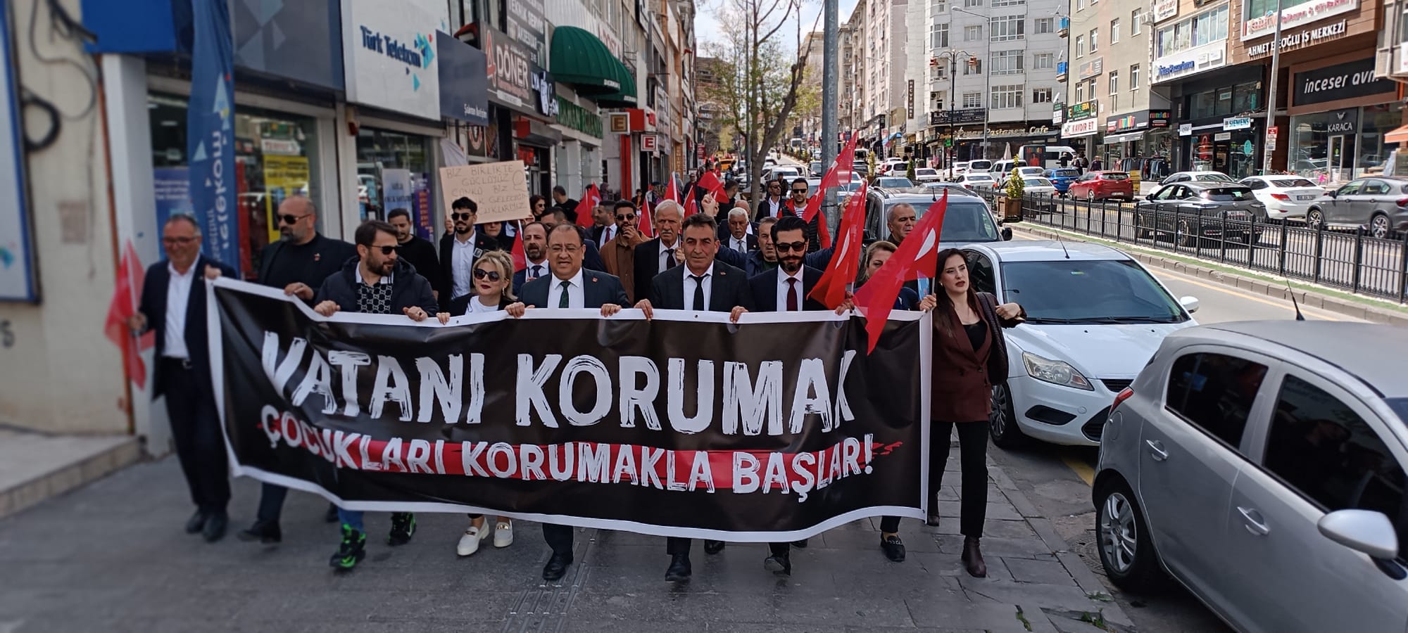 Nevşehir CHP’den dikkat çeken yürüyüş