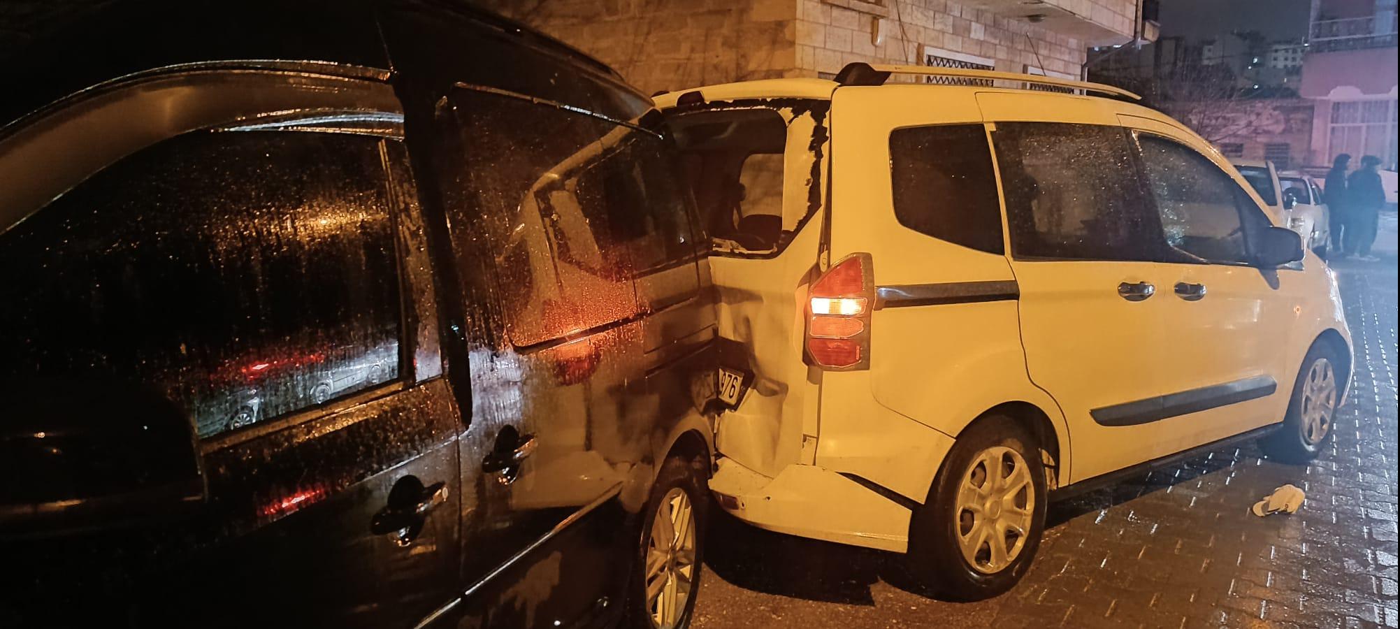 Nevşehir’de kovalamaca! Polis aracına çarptı