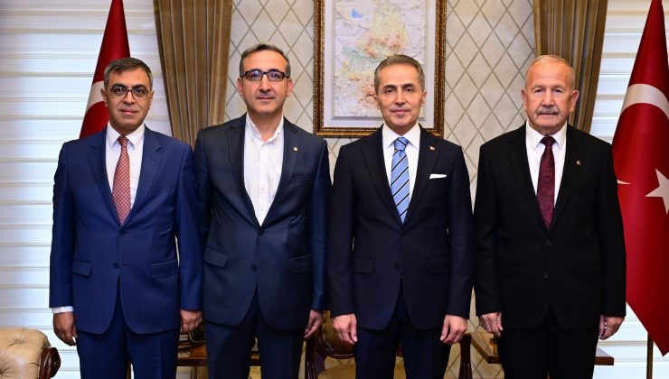 NTB Heyetinden Vali Hüseyin Kök’e ziyaret