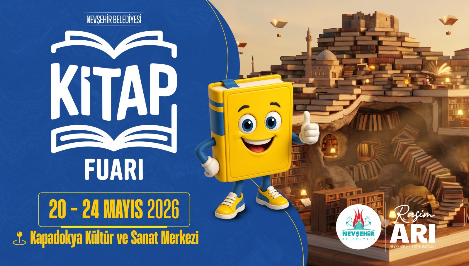 Nevşehir Kitap Fuarı açılıyor