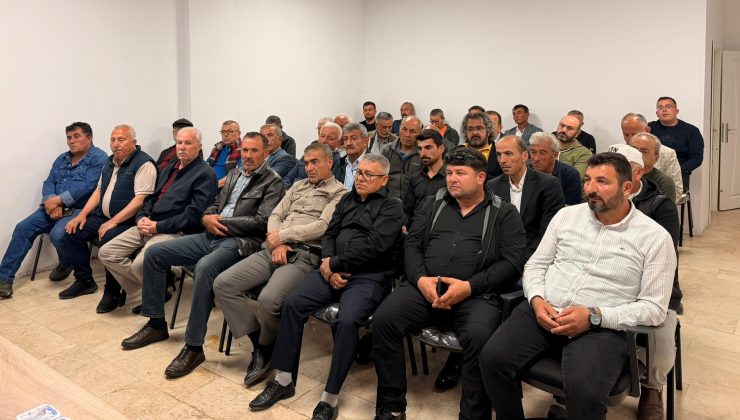 Turan Balak muhtarlar ile istişare yaptı