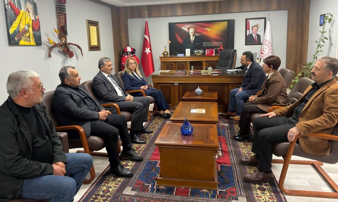 MHP Heyeti Nevşehir’de kurum ziyaretleri yaptı