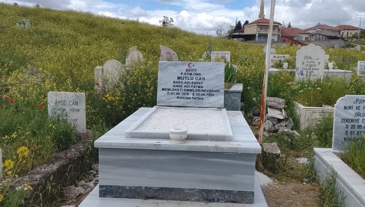 Nevşehir’de Şehitlerin kabirleri yenilendi