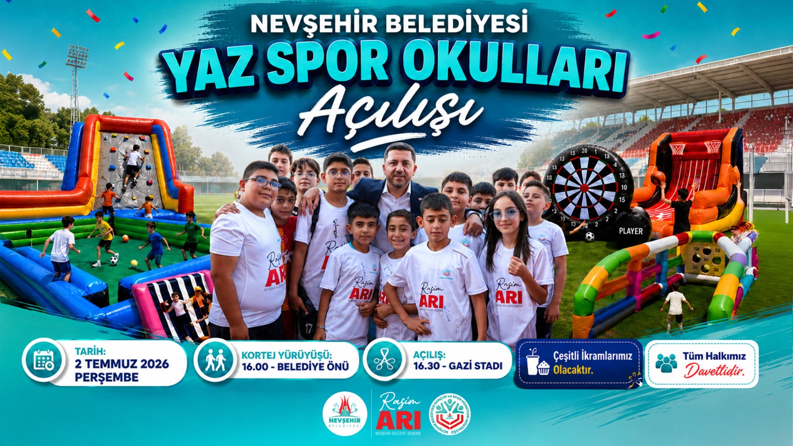 Yaz spor okulları için geri sayım başladı