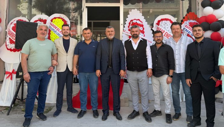Ertaş ve NESBİR heyeti Taş Motors açılışına katıldı