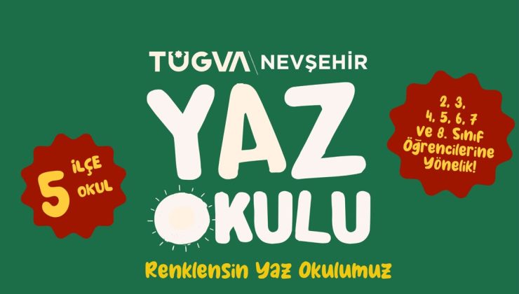 TÜGVA Nevşehir’den ilçelere yaz sürprizi