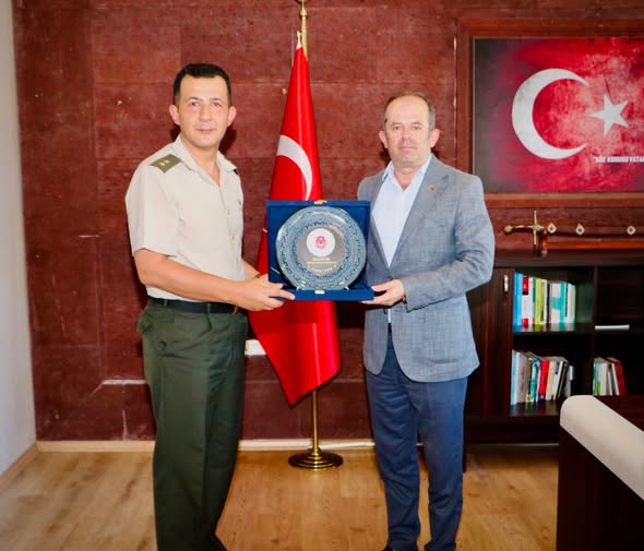 Nevşehir Askerlik Şubesi Başkanı Alkan’dan Başkan Çamcı’ya ziyaret