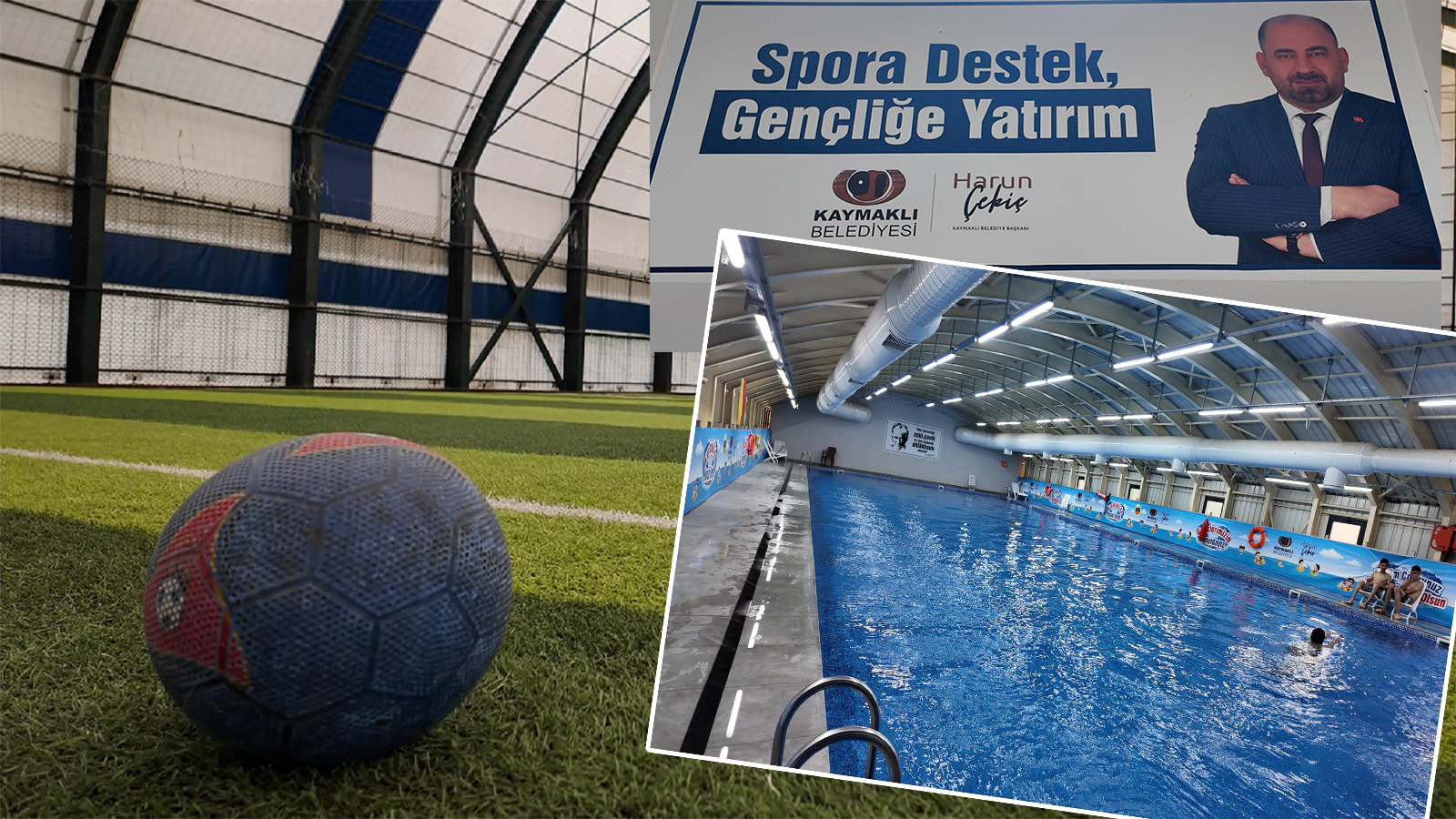 Kaymaklı Kasabasında spor yatırımları takdir topluyor