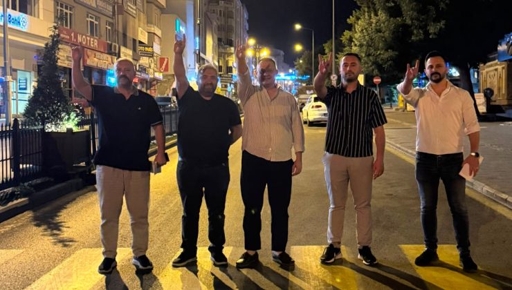 Esnafın siftahı Ülkü Ocakları’ndan