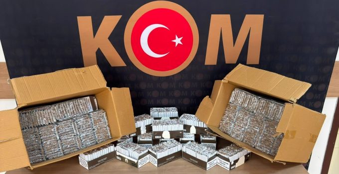 Nevşehir’de 19 bin doldurulmuş makaron ele geçirildi