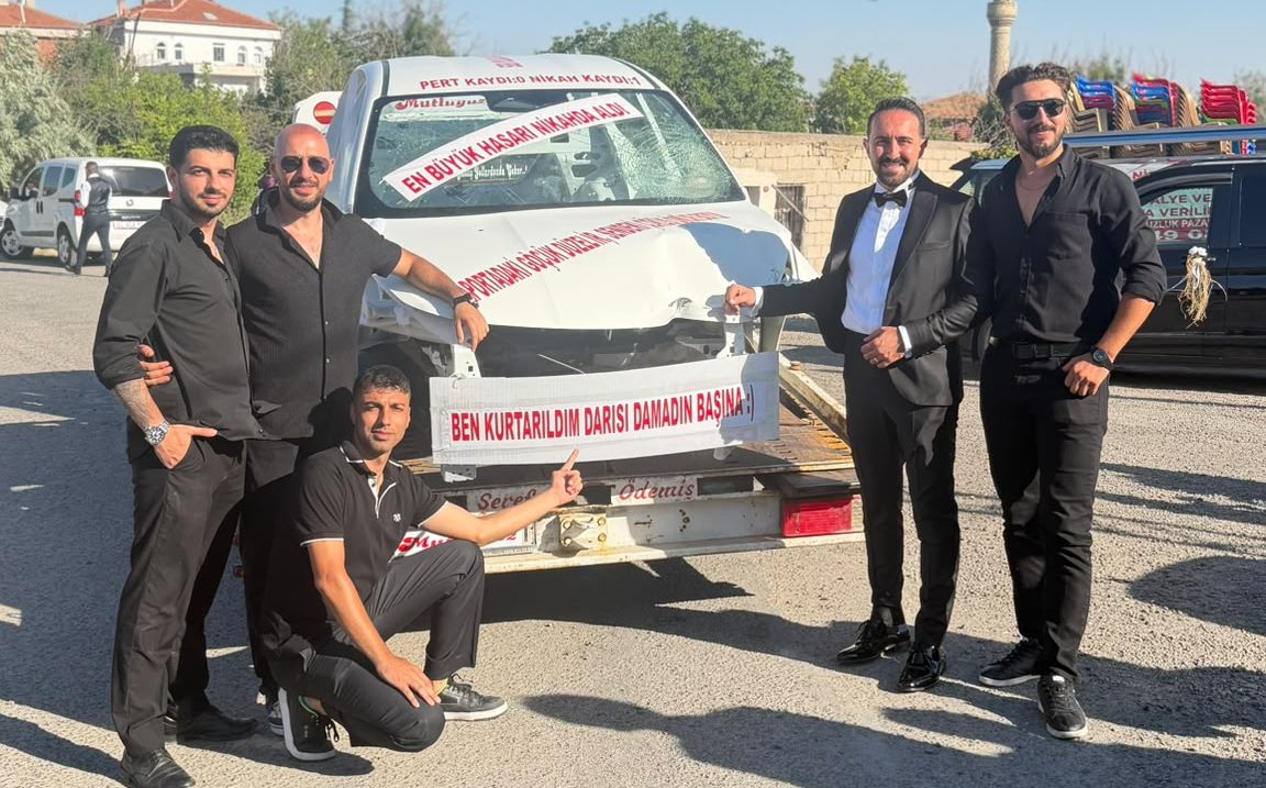 Türkiye’de bir ilk Nevşehir’de oldu! Düğünde şaşkınlık yaratan an