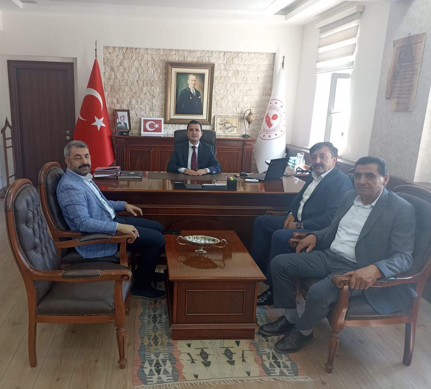 Başkan Güneş, Kaymakam Konak’ı ziyaret etti