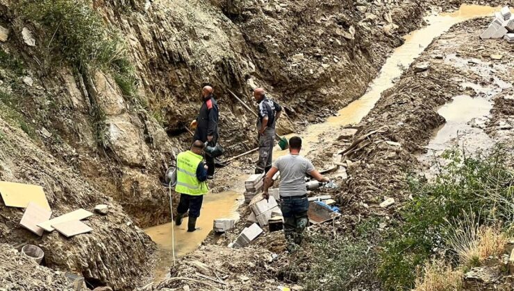 Nevşehir’in köylerinde su mesaisi
