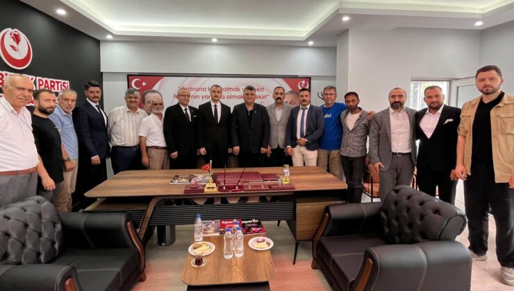 Derinkuyu Kaymakamı Yeğin, BBP İl Başkanlığını Ziyaret Etti