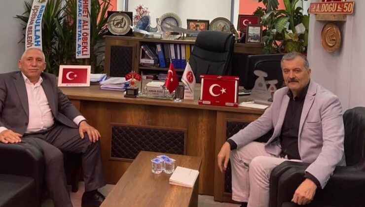 Yıldırım Ulucan ve Adnan Doğu sanayi görüşmesi yaptı