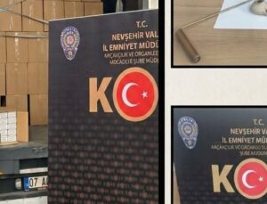 Nevşehir’de kaçakçılık operasyonu! 2 gözaltı