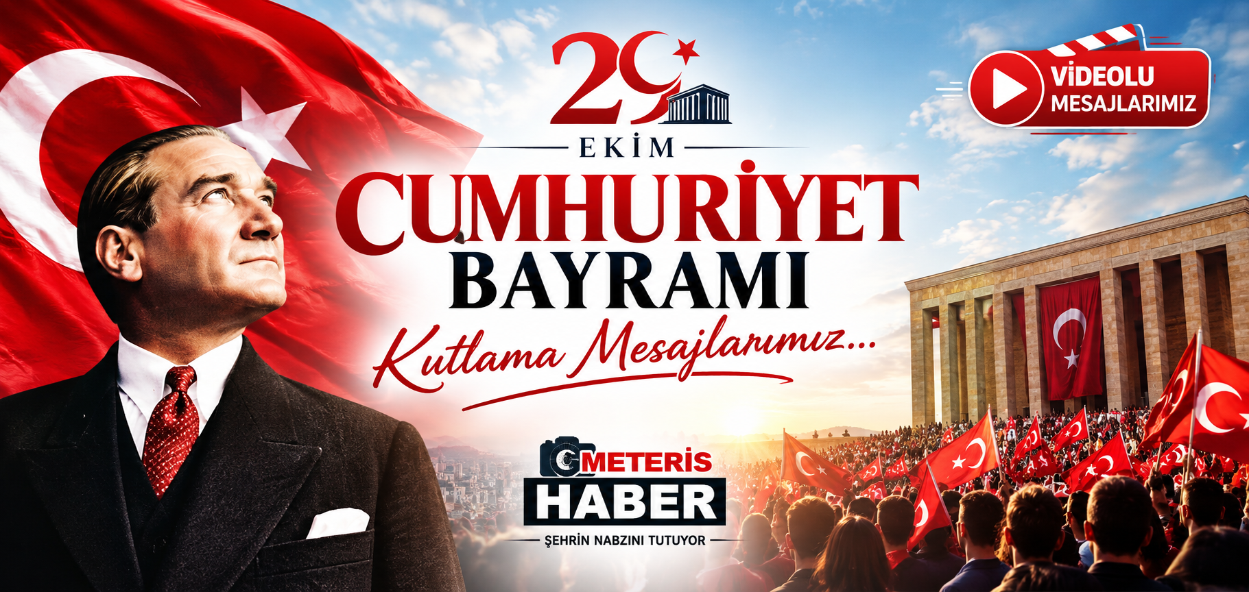 29 Ekim Cumhuriyet Bayramı Kutlama Mesajlarımız…