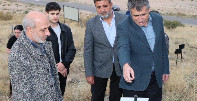 Rektör Aktekin, Endemikler Tepesi’nde İncelemelerde Bulundu