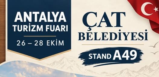 Çat’ın güzellikleri Antalya’da