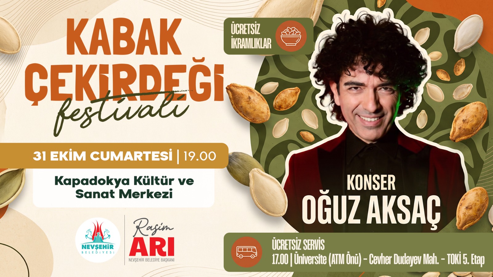 Nevşehir’de kabak çekirdeği festivali coşkusu yaşanacak