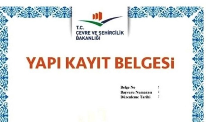 Yapı Kayıt Belgesi Olanlar Bu Habere Dikkat!