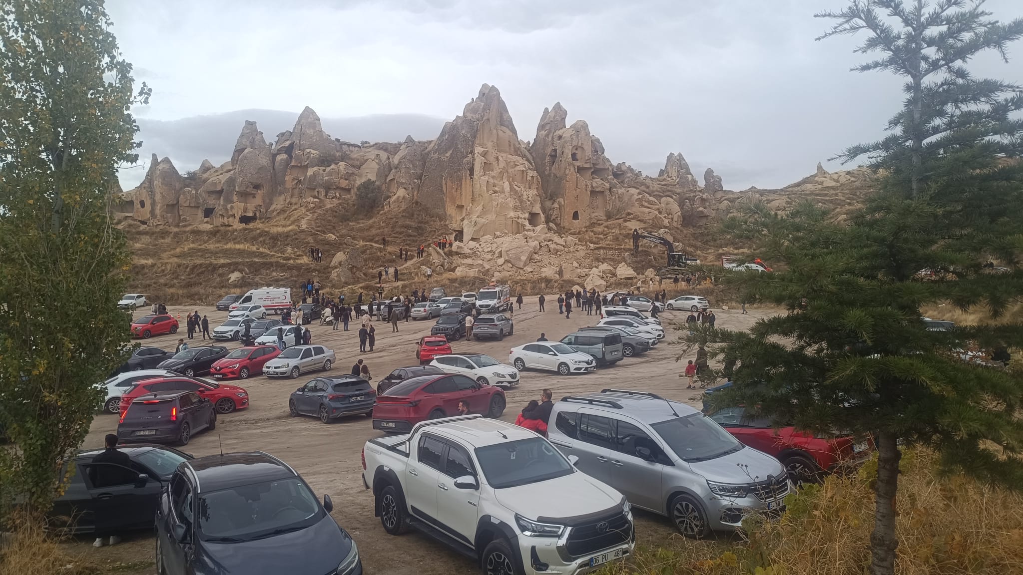 Nevşehir’de Peribacası Yıkıldı!