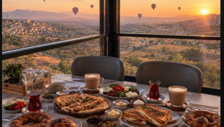 Nevşehir’de Manzarası Hayran Bırakan Kafe!