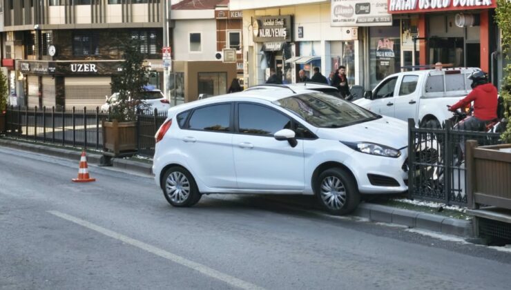 Nevşehir’de ucuz atlatılan kaza!